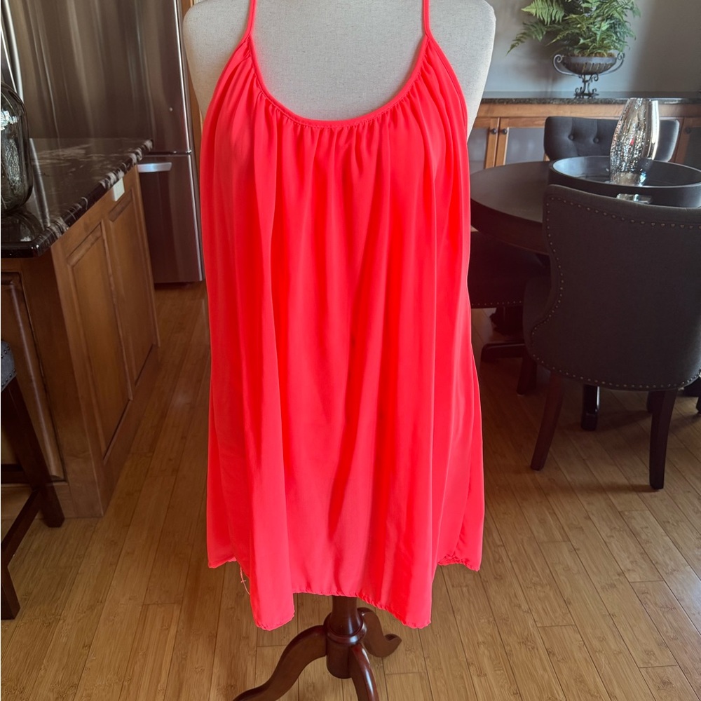 Vibrant Pink Sleeveless Dress